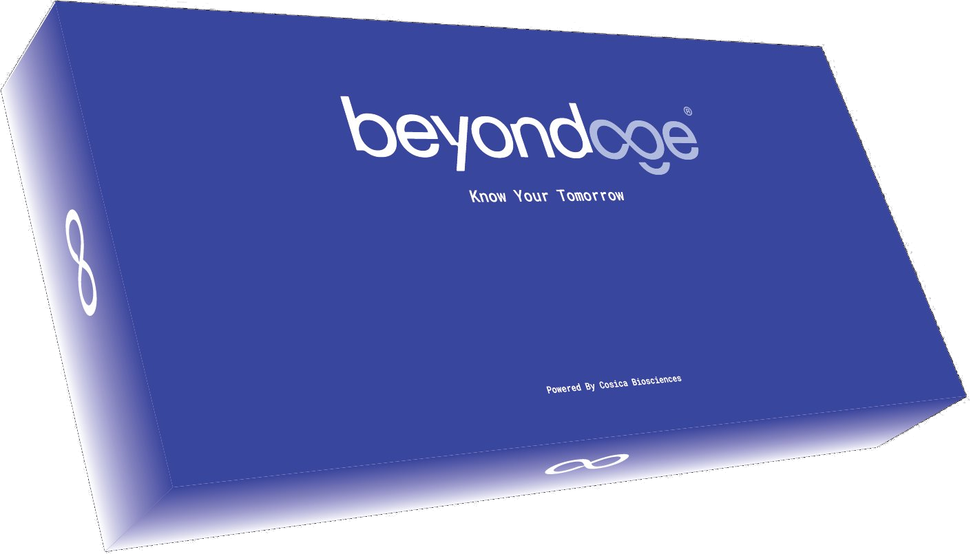 The BeyondAge kit — Know Your Tomorrow, powered by Cosmica Biosciences